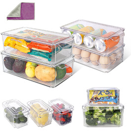 Набор контейнеров для холодильников 9 предметов Masthome 